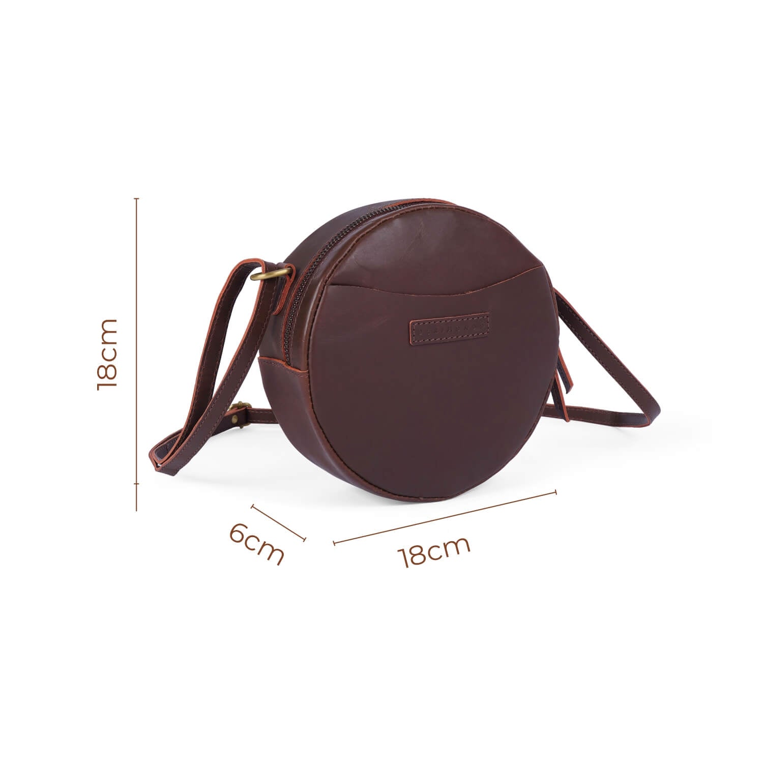 Seville Women’s Circle Cross Body Bag | | Brown