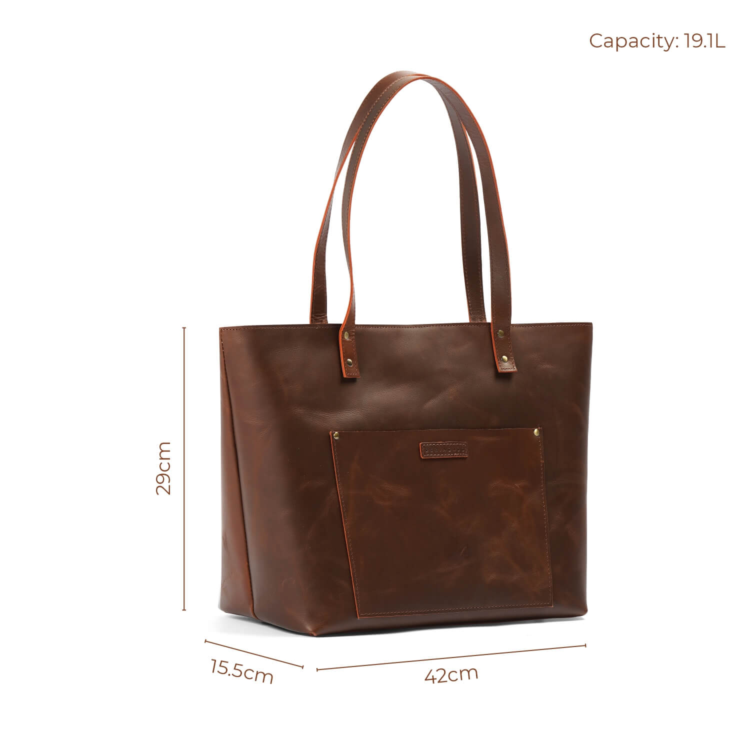 Vienna Classic Tote Bag | | Brown