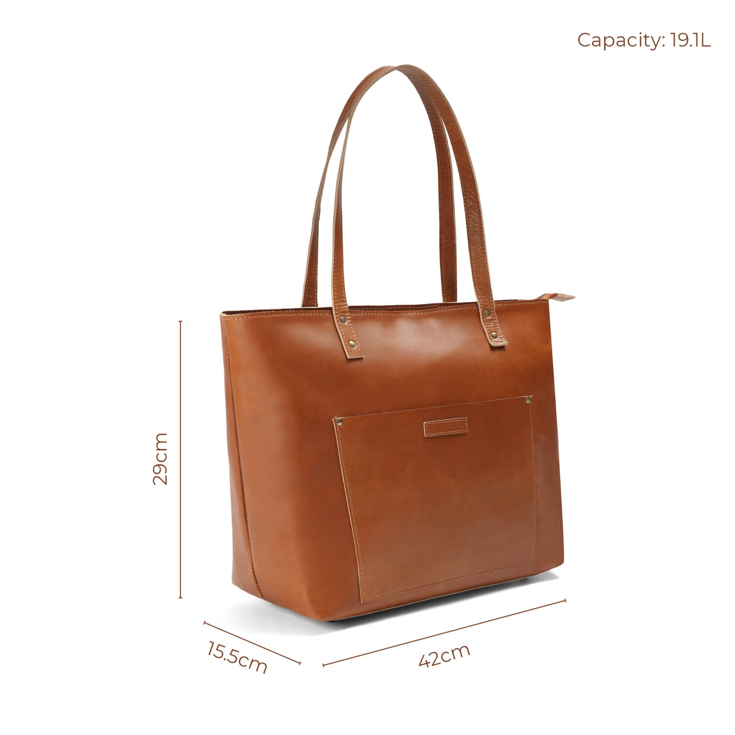 Vienna Classic Tote Bag | | Tan