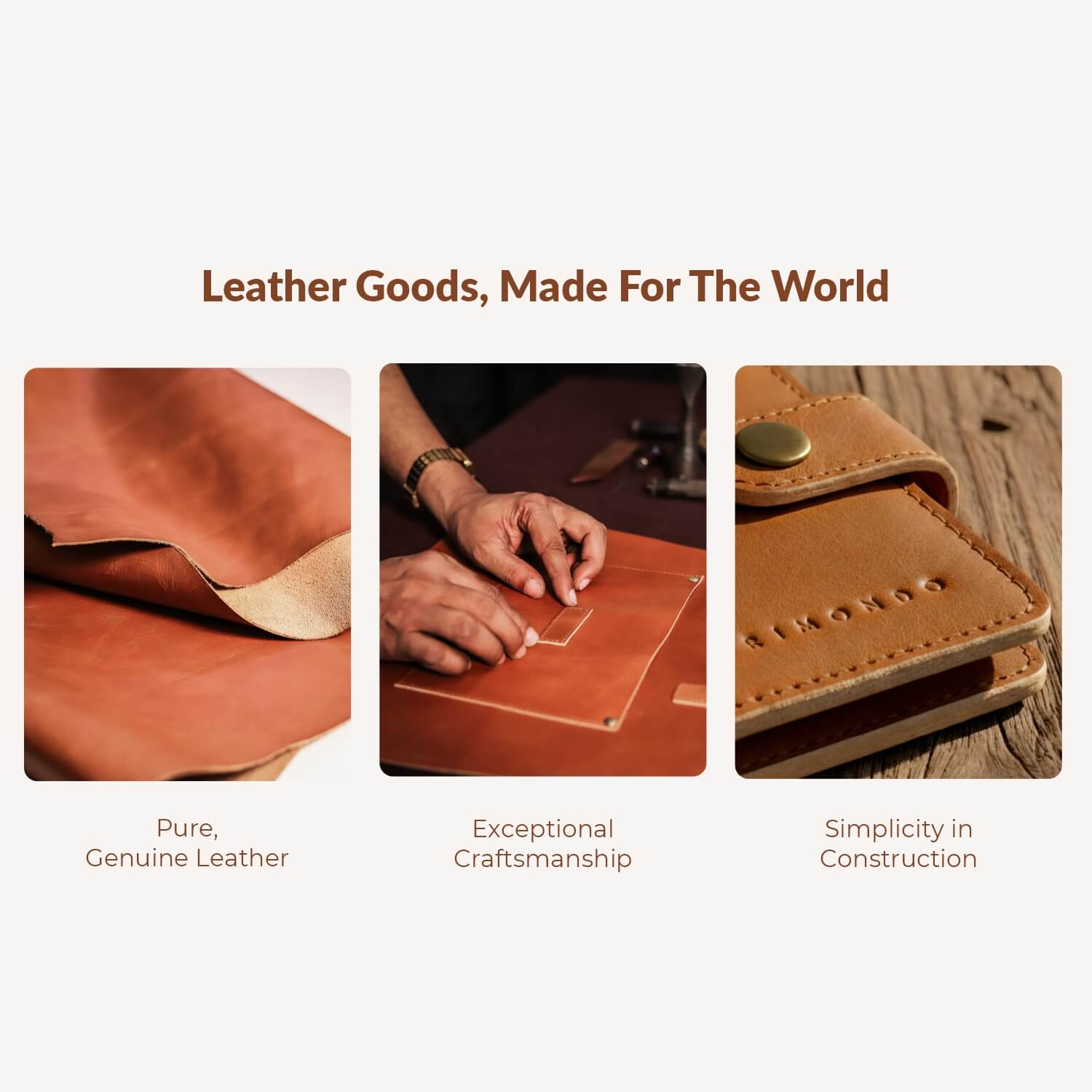 Milan Classic Bi-Fold Wallet | | Tan