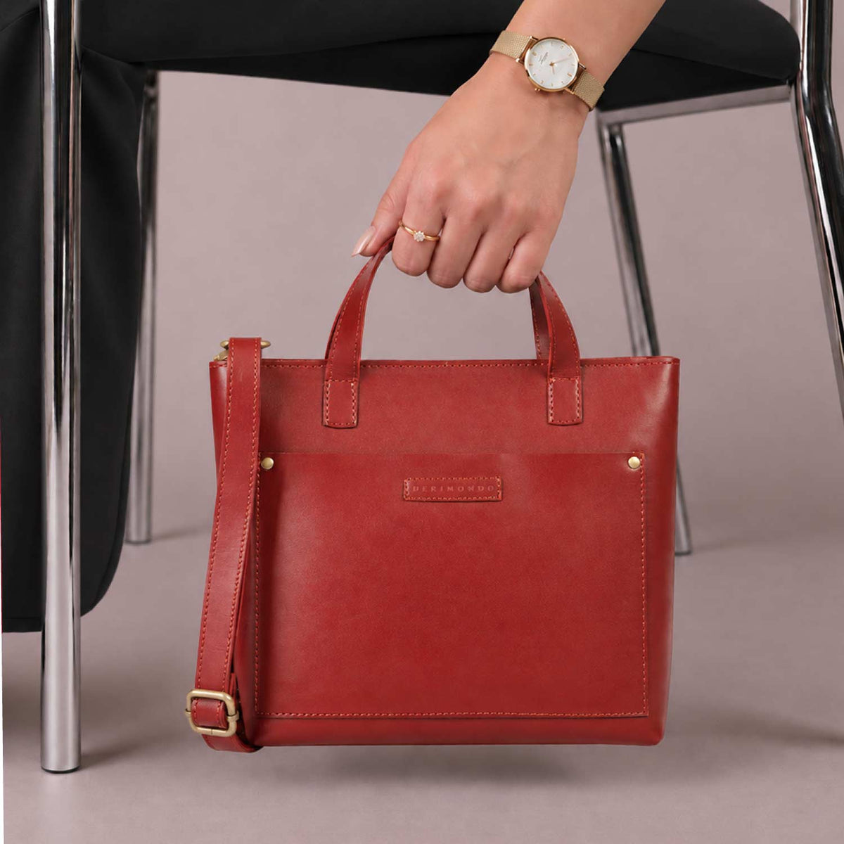 #Color_Crimson Red, #Style_Zipper