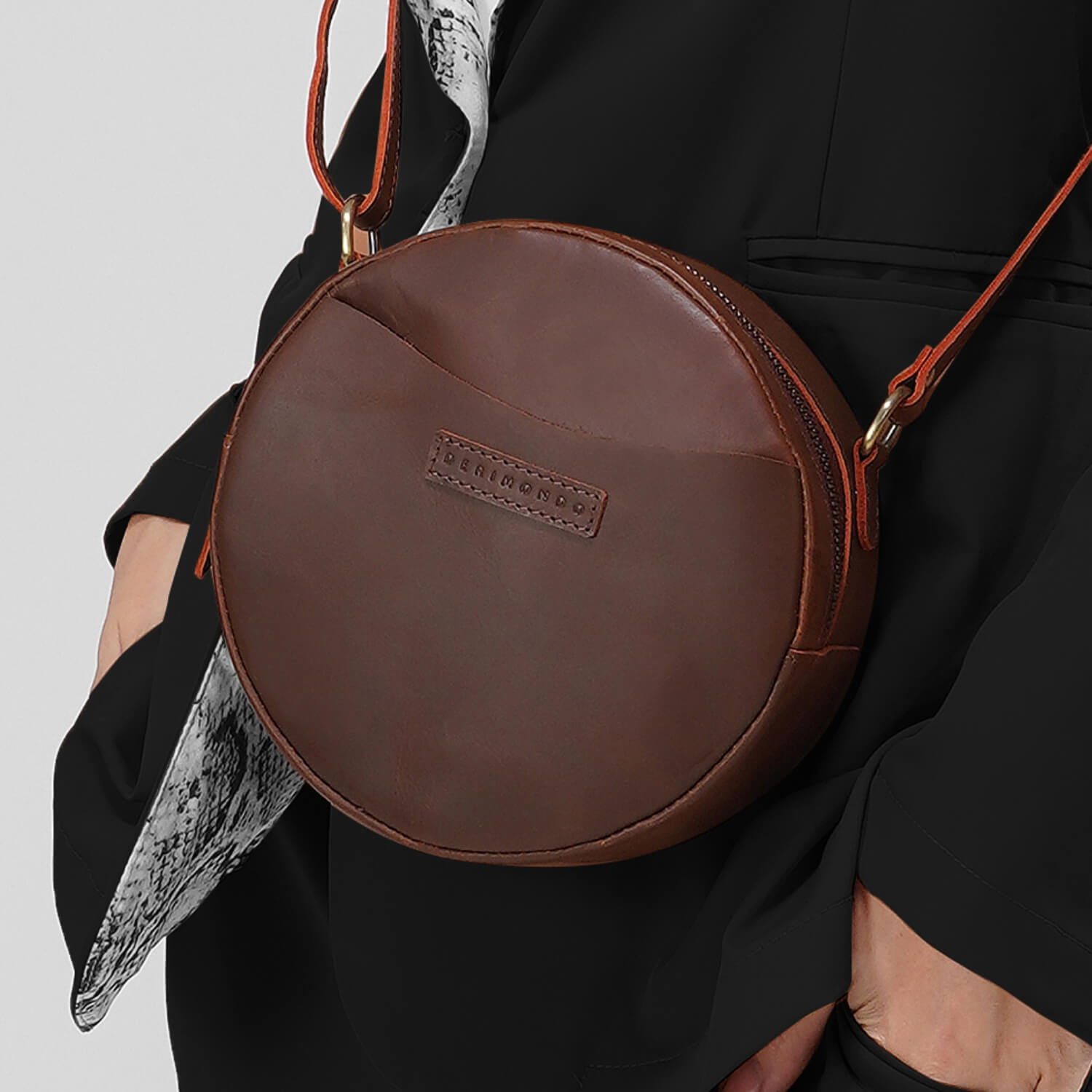 Seville Women’s Circle Cross Body Bag | | Brown